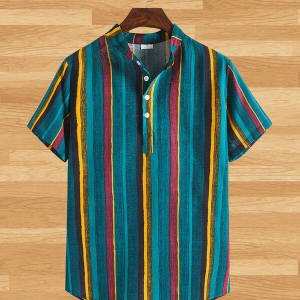 Mens Vintage Henley Shirt Etsy