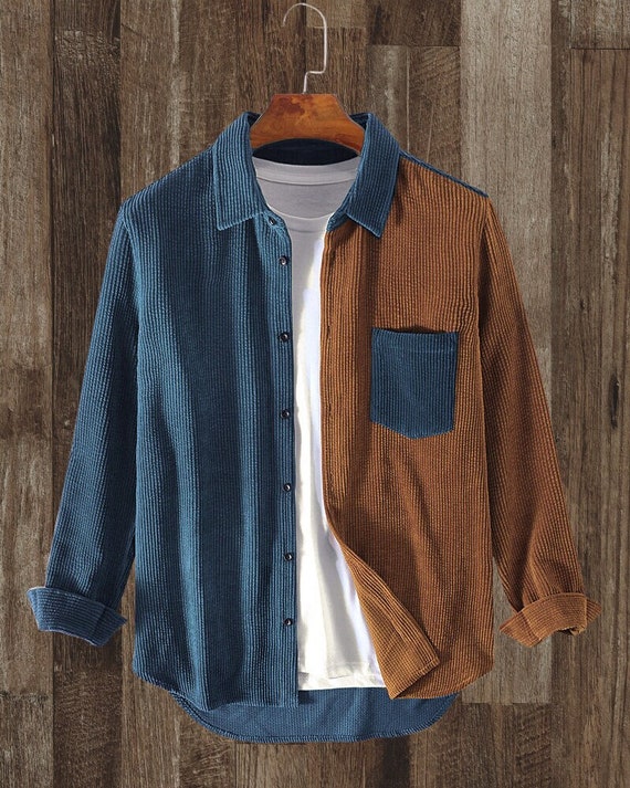 Corduroy Shirt Vintage 90s Button up Corduroy Gifts for - Etsy Canada