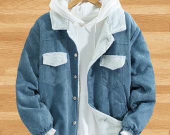 Denim Winter Coat - Etsy