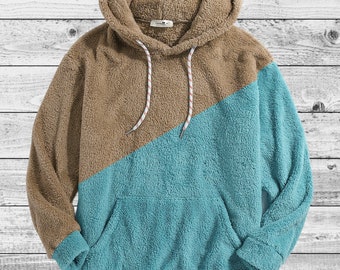 fluffy reindeer hoodie