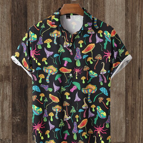 Mushroom Shirt Botanical Shirt Hippie Shirt Nature Shirt - Etsy