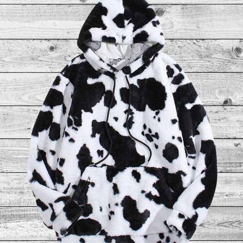 Hooded Loose Fit Coat Jacket 