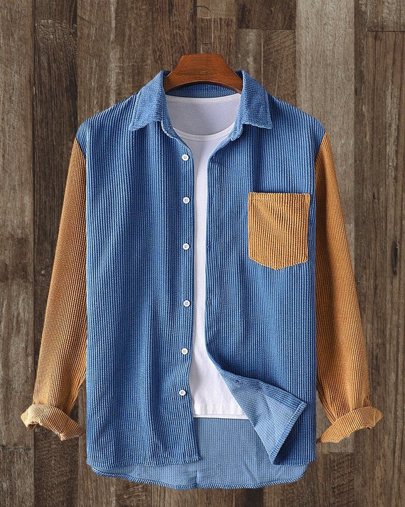 Pockets Corduroy Boyfriend Jacket 