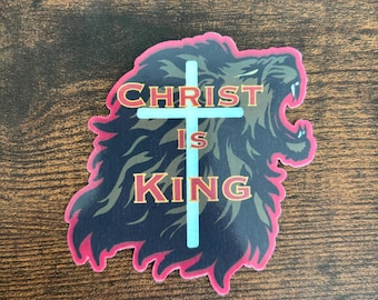 Christ is King Christian Sticker