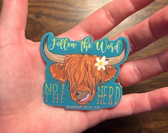 Follow the Word Christian Sticker