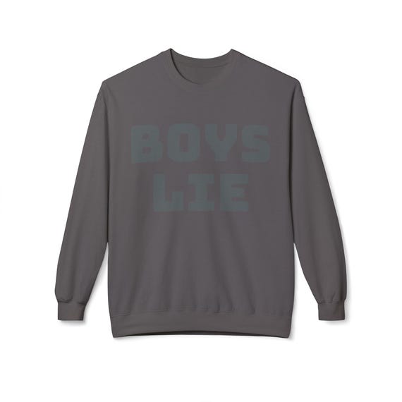 BOYS LIE Softstyle Fleece Crewneck Sweatshirt Etsy