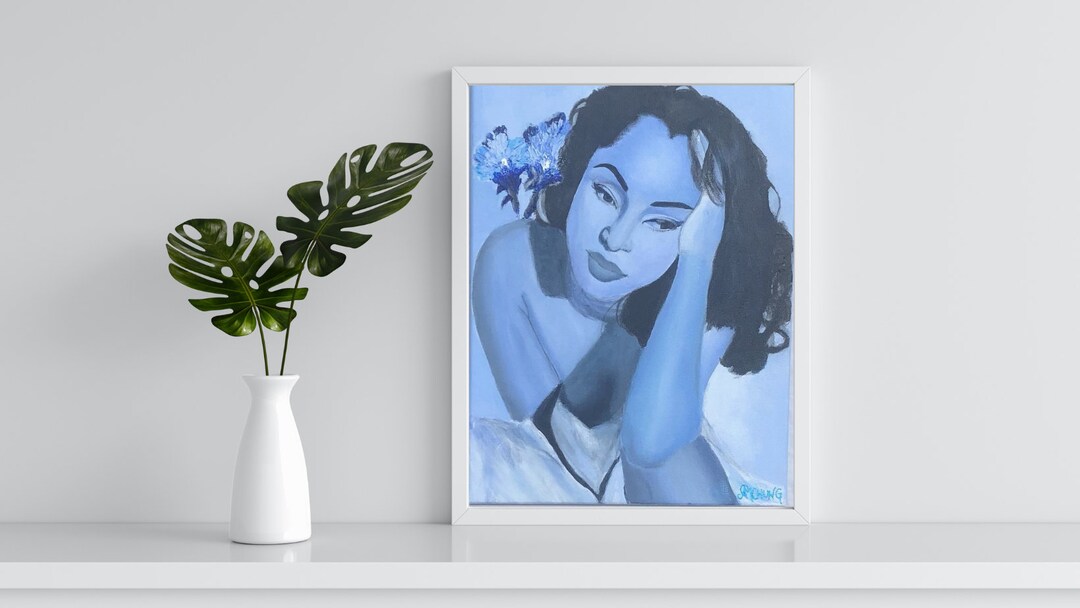 Singer Sade Painting the Sweetest Taboo Fine Art Painting Collectible Singer Sade Painting the Sweetest Taboo Fine Art Painting Collectible