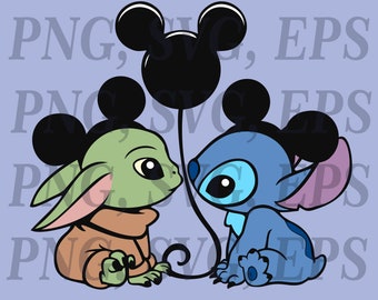 Free Free 283 Baby Yoda Disney Balloon Svg SVG PNG EPS DXF File
