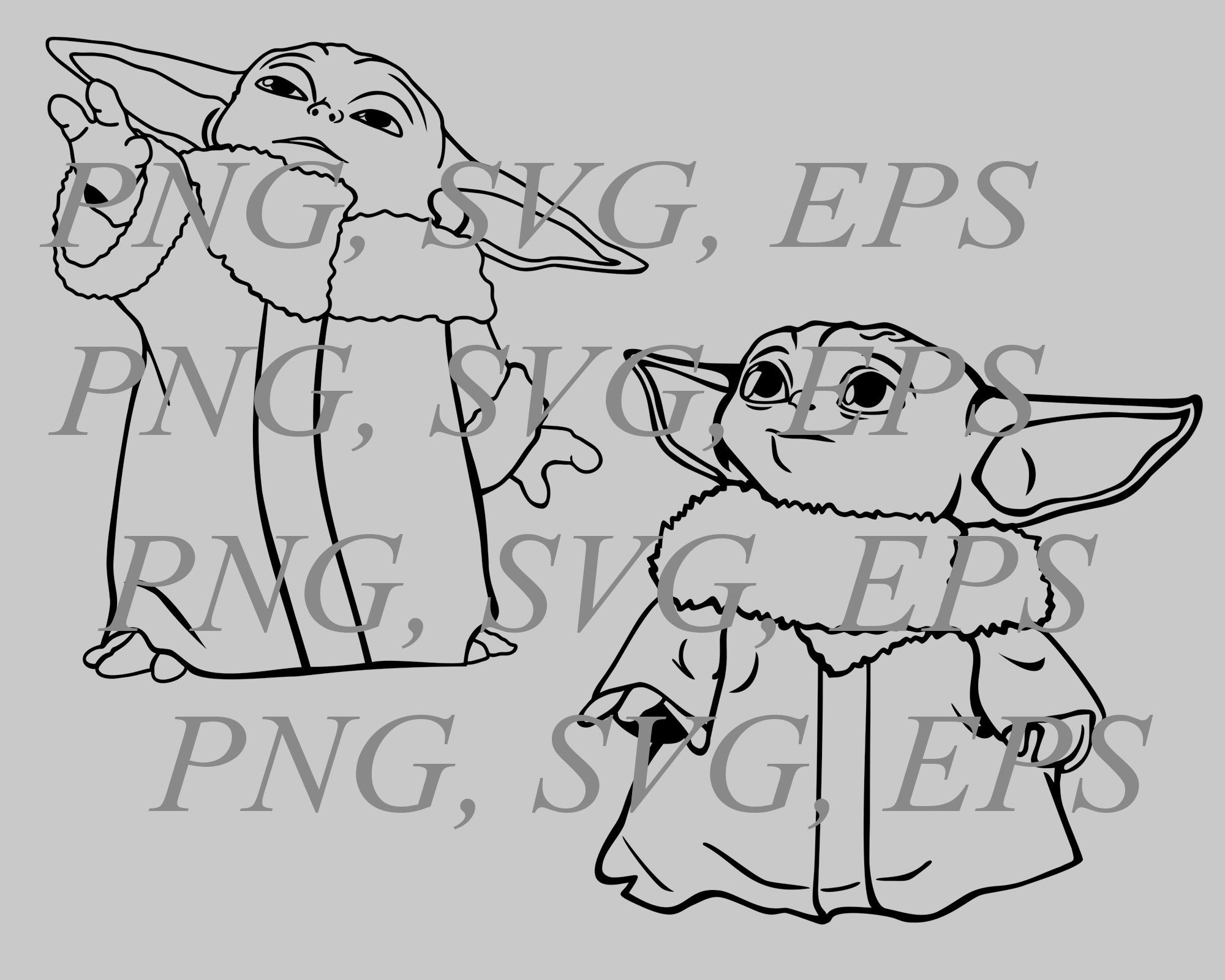 Cut Outline Files Baby Yoda 2 Set Svg Png Eps Files Etsy Cut Outline Files Baby Yoda 2 Set Svg Png Eps Files Etsy