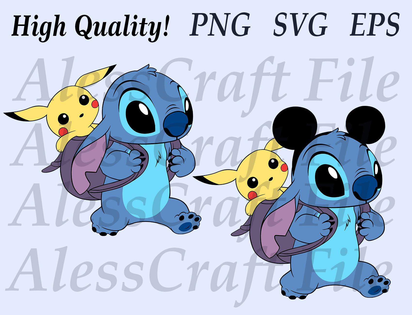 Stitch And Pikachu LV Png, Louis Vuitton Logo Png, Stitch An