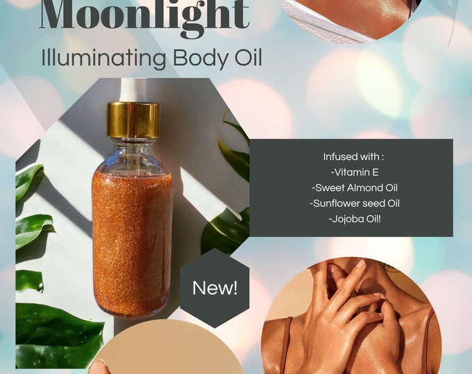 Moonlight Illuminating Shimmer Body Oil 4oz