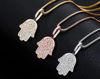 Mini Hamsa Necklace