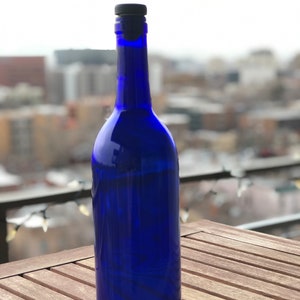 Ho'oponopono Blue Solar Bottle + cork lid