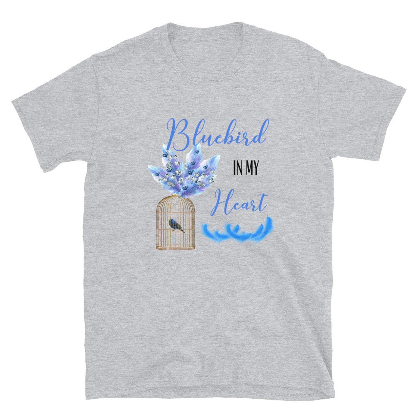 Miranda Lambert Tshirt Bluebird Song Inspired Short-sleeve - Etsy