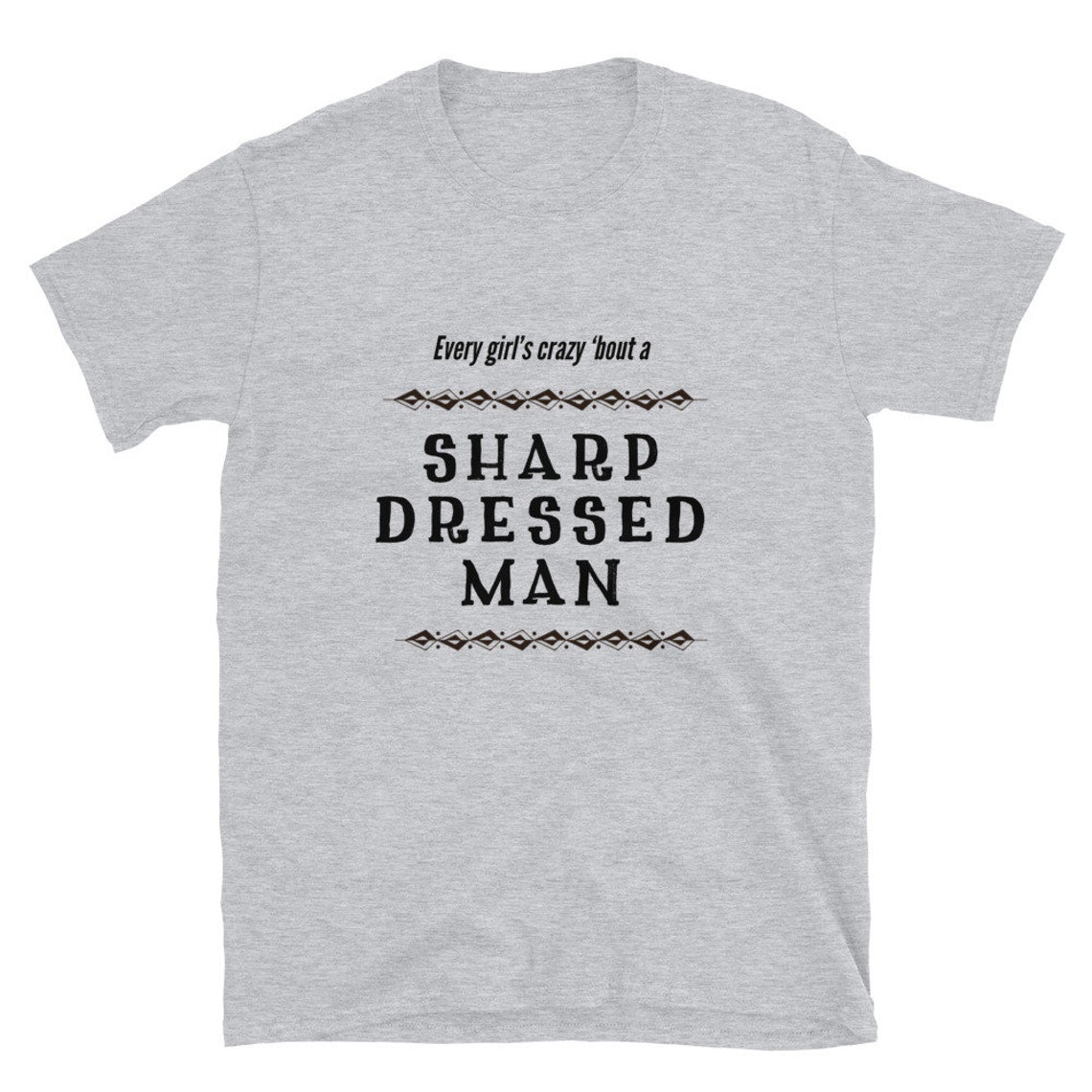 ZZ Top Concert Tshirt, Sharp Dressed Man, Tour 2020,shortsleeve Unisex