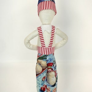 Snowman Elf Outfit, Christmas Elf Clothes, Shelf-Sitter/Knee-Hugger Elf Doll Accessories