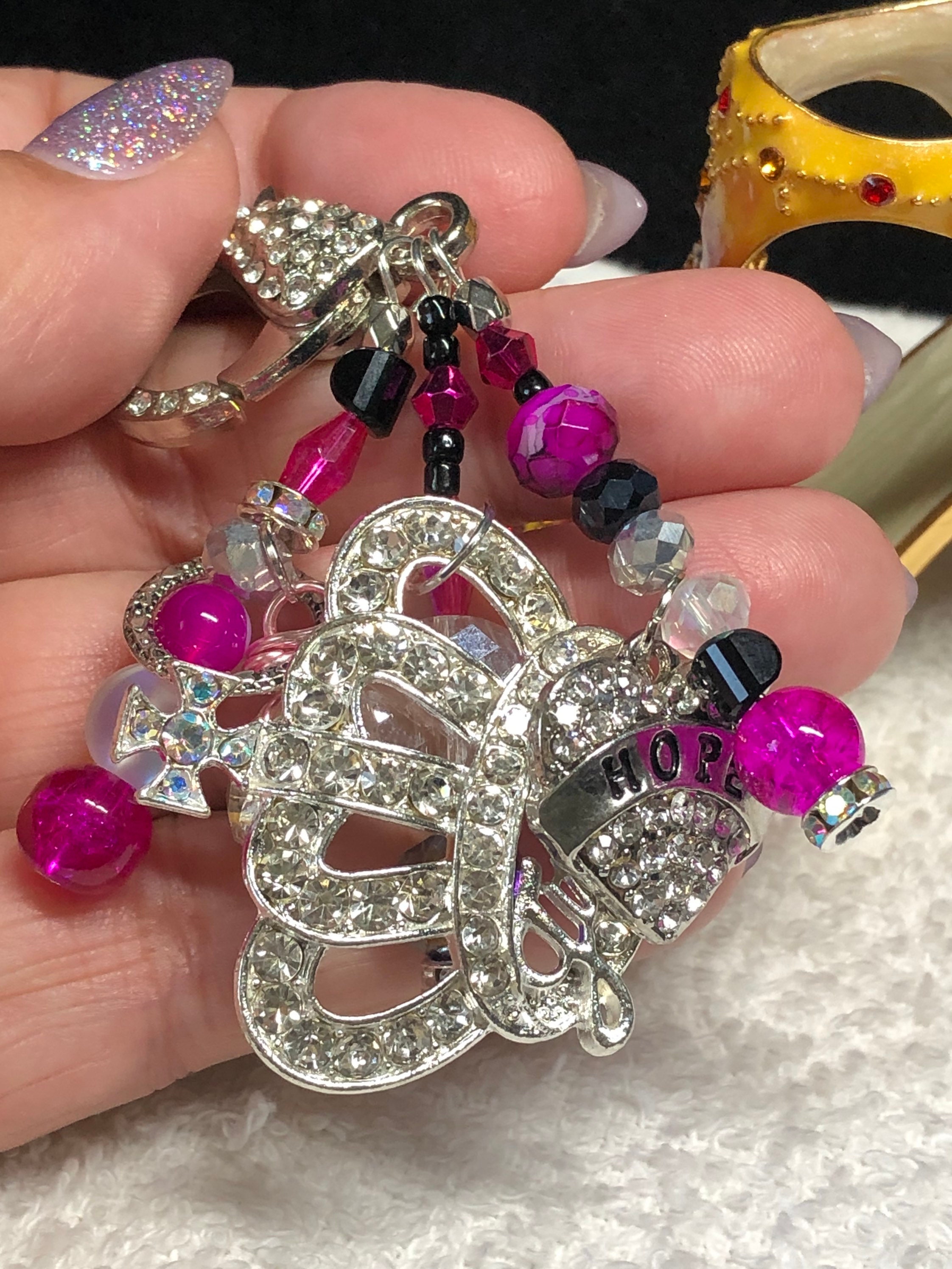 PUTTER Cell Phone/Shoe Charm/Zipper Pull adorned with Crystals from  Swarovski®