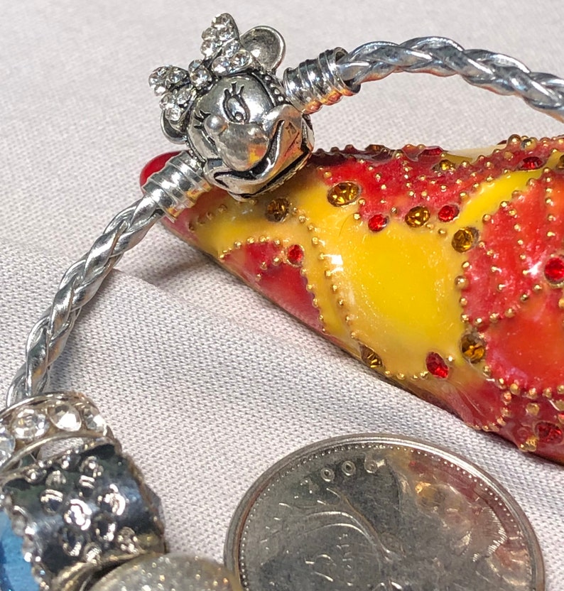 Pandora Like Charm Bracelet. WOW What a Beauty Princess Etsy