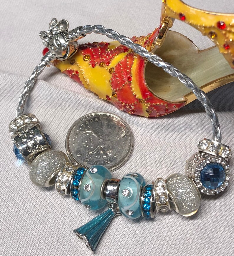 Pandora Like Charm Bracelet. WOW What a Beauty Princess Etsy