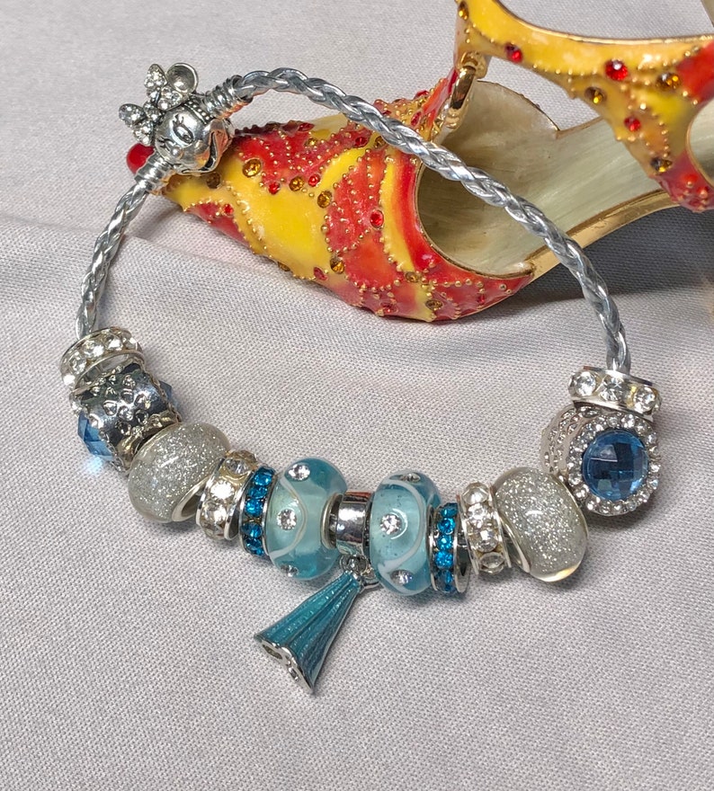 Pandora Like Charm Bracelet. WOW What a Beauty Princess Etsy