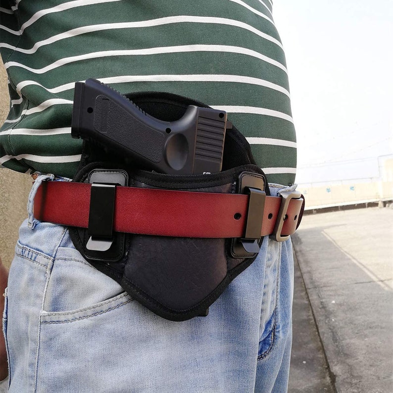 Gun Holsters, IWB Concealed Carry Holster for Men, Comfortable Soft PU