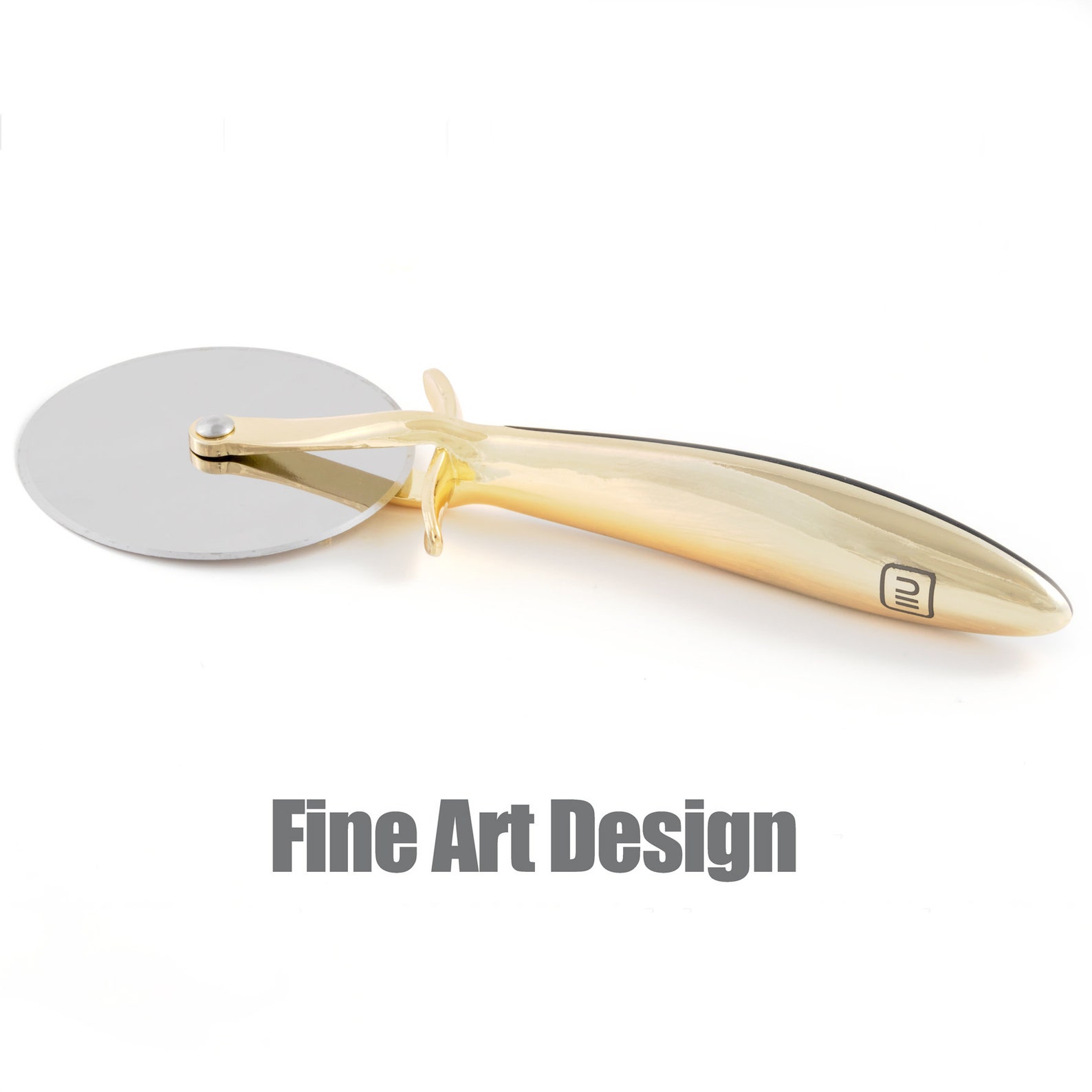 Pizza Cutter Wheel Gold Color Stainless Steel Pizza Cutter Etsy