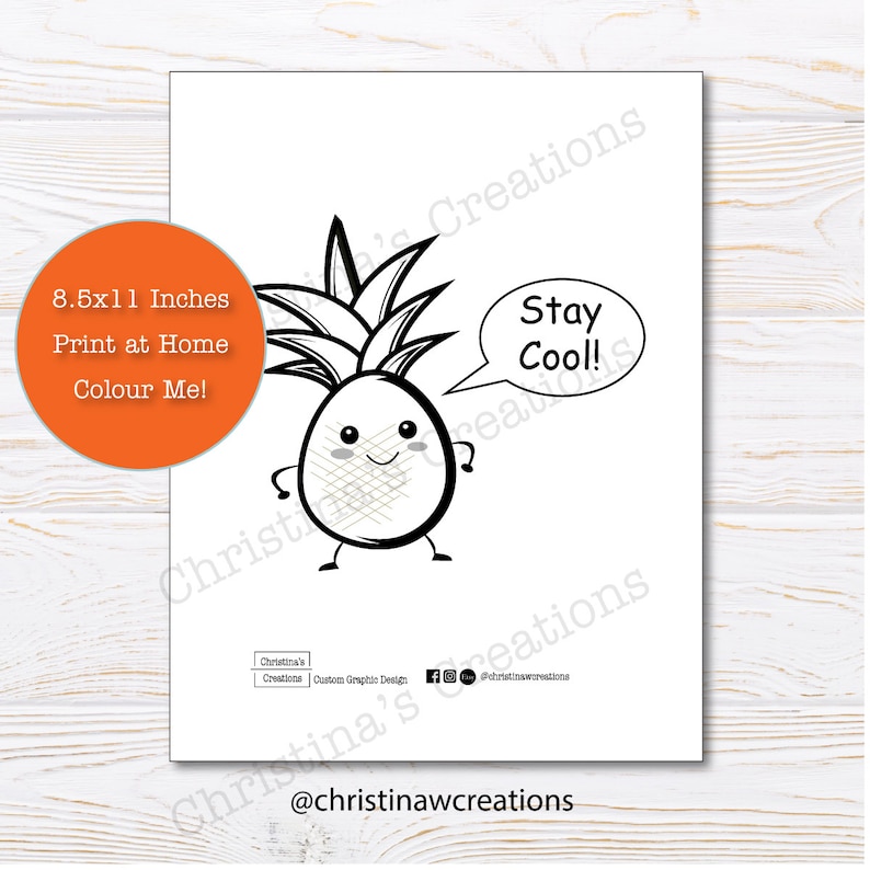 Boys Girls Kids Students Kawaii Food Animals Cute Colouring Pages Set of 5 All Ages Printable Fun Inspirational