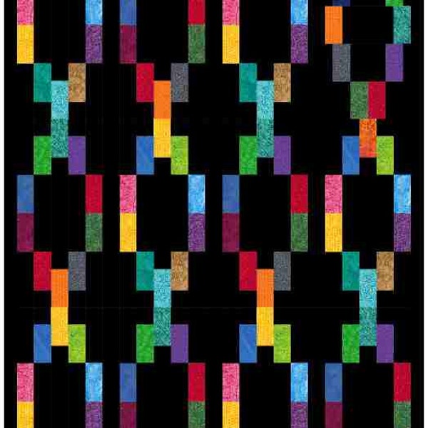 Traffic Jam Quilt Pattern - PDF version