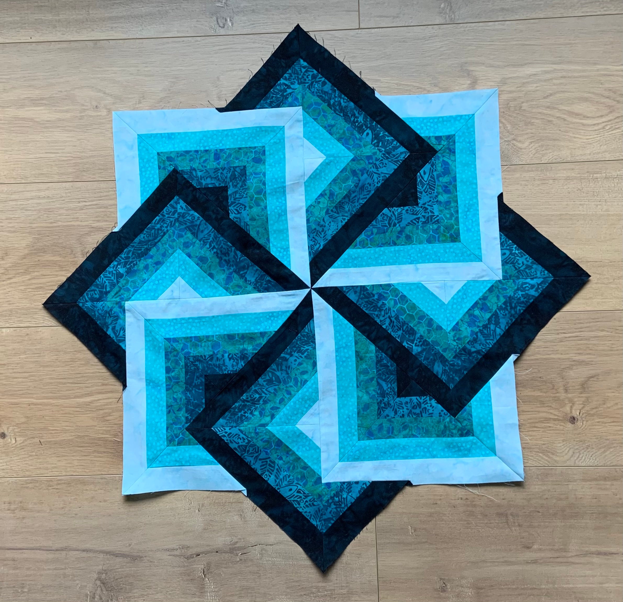 Strata Table Center Quilt Kit with Pattern Etsy