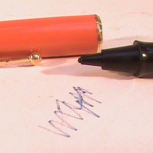 Pennarello PARKER grande rosso vintage funzionante