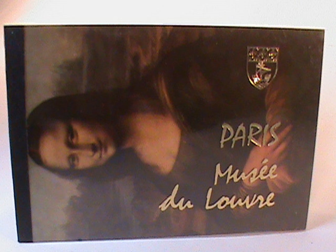 Vintage Paris France Musee Du Louvre Postcard Booklet Etsy