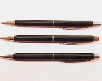 3-Vintage EVERFEED Working Mechanical Pencils