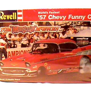 Vintage REVELL 1957 Chevy Funny Car Don Mongoose McEwen Scale 1:24 Factory Sealed
