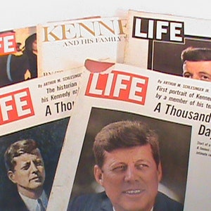 Vintage JFK Collection Of LIFE And LOOK Magazines The Warren Report A Thousand Days 1 And 2 Kennedy Family In Pictures