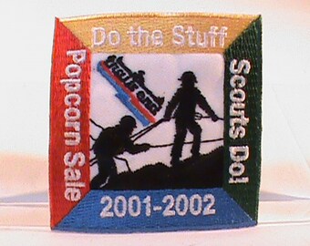 millésime 2001-2002 Boy Scouts Of America Trails End Do The Stuff Scouts Do Popcorn Sale Patch