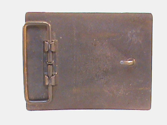 Vintage Brass BUDWEISER Belt Buckle - image 3