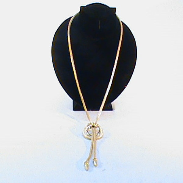 Vintage TRIFARI 17 Inch Gold Tone Necklace