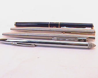 Lote de 4 Bolígrafos Vintage PARKER AUTO MAGIC