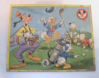 DONALD DUCK ★ ヴィンテージ　パズル　ウォルトディズニー DONALD DUCK ☆ ヴィンテージ パズル ウォルトディズニー Vintage Walt