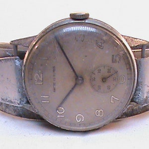 Vintage Ancre 15 Rubis Cuff Herrenuhr