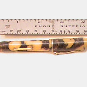 Pluma estilográfica vintage mini de 4 pulgadas con plumín de acero inoxidable galés imagen 4