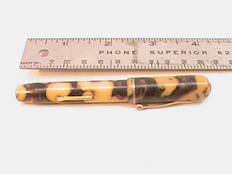 Pluma estilográfica vintage mini de 4 pulgadas con plumín de acero inoxidable galés imagen 4