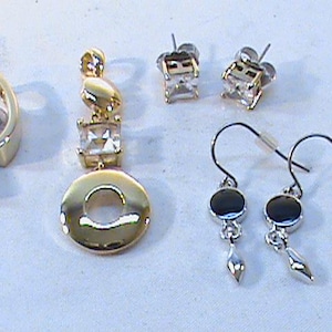 Vintage LIA SOPHIA Dangle Earrings Post Earrings Pendants