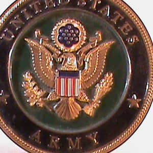 4&quot; U.S. Army Enameled Challenge Coin