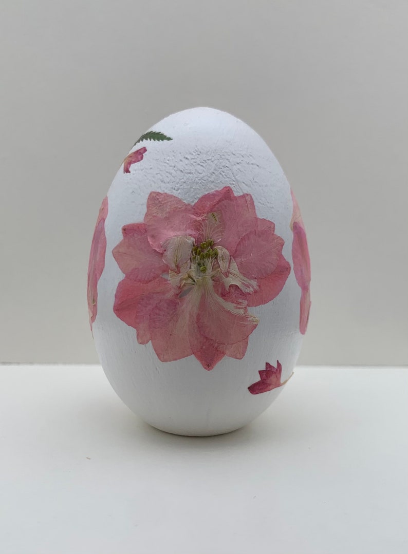 Spring Equinox Ostara Triple Moon Goddess Symbol Spring Decor Egg Floral Decorative Egg