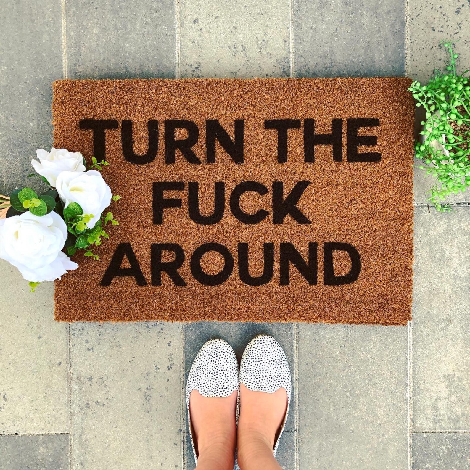 Funny Doormat Rude Doormat Custom Doormat Housewarming Etsy