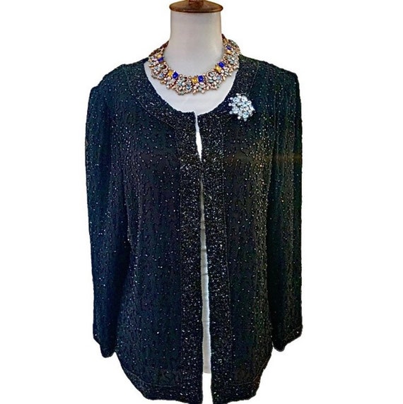 Vintage embellished jacket - image 5