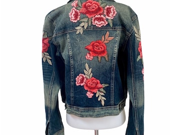 Upcycled Denim Jacket - Etsy