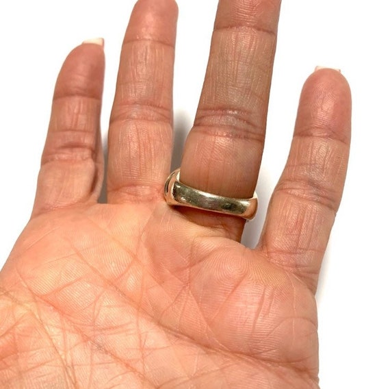 Sterling Silver Basket Dome Ring, Greenwich Villa… - image 2