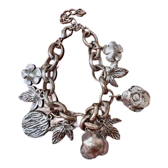 Floral charm bracelet - image 2